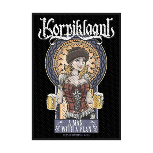 Korpiklaani A Man With A Plan Woven Patch