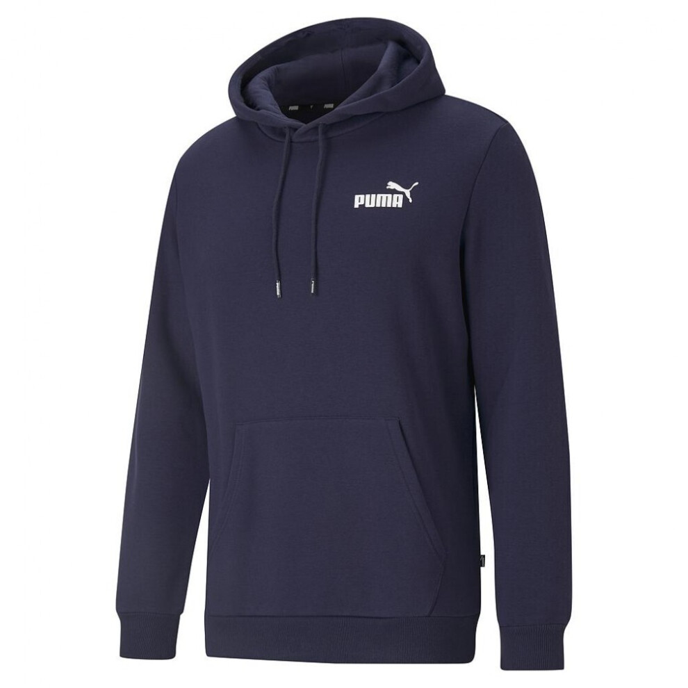 Puma (Xs, Navy) Mens Ess Hoodie Blue,Multicoloured
