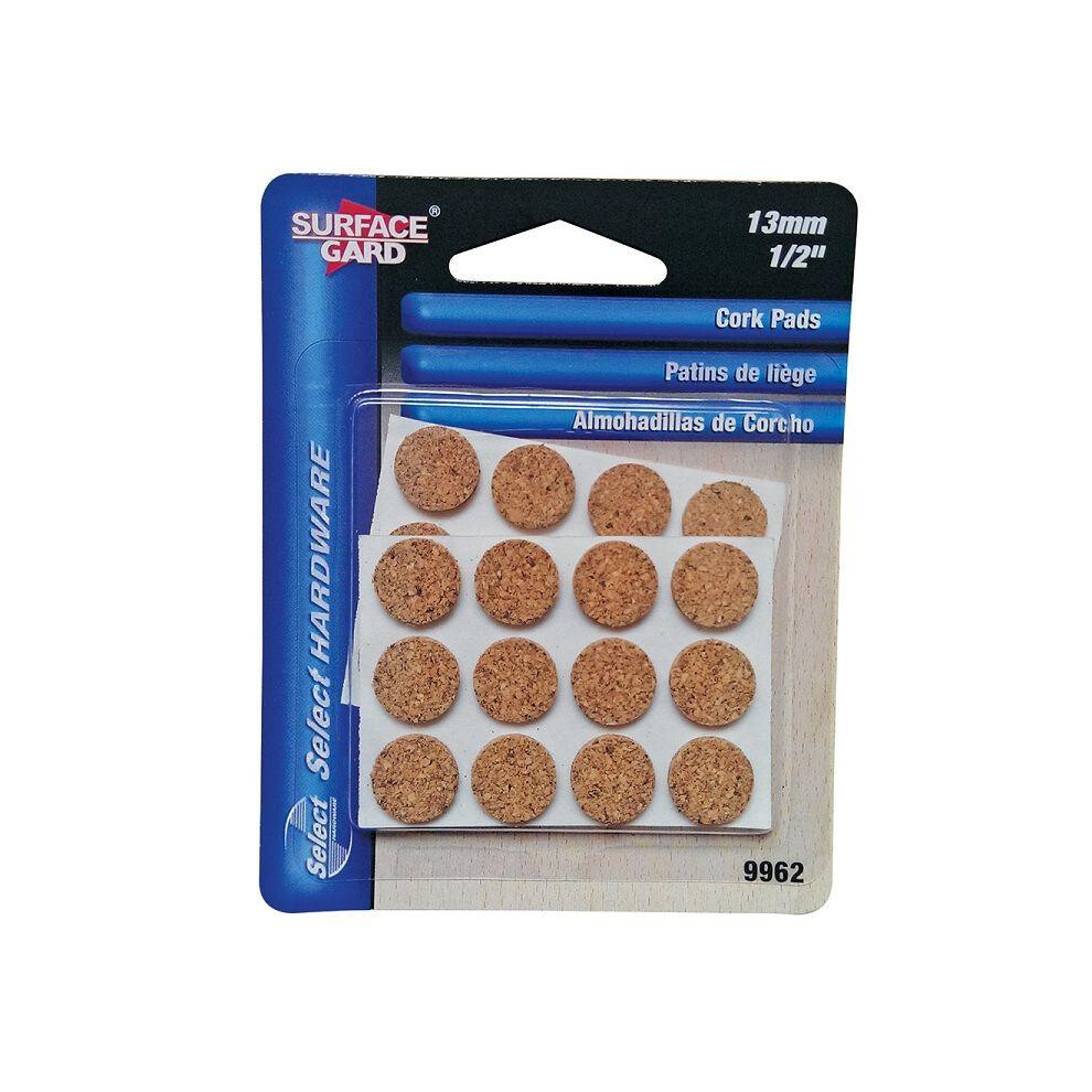 Surface Gard 24 Round Cork Pads 13Mm 5063750887104
