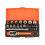 Bahco Bahco Sl25 1/4in Drive Socket Set, 25 Piece 1