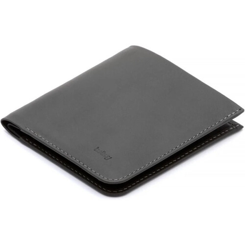 Bellroy Leather High Line Wallet grey Black Charcoal tall