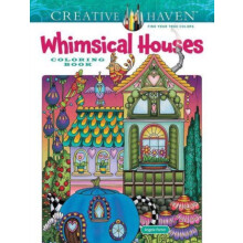 Creative Haven Whimsical Houses Coloring Book by Angela Porter Paperba