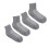 2 Paar breite Socken mit Grips S dunkelgrau 1