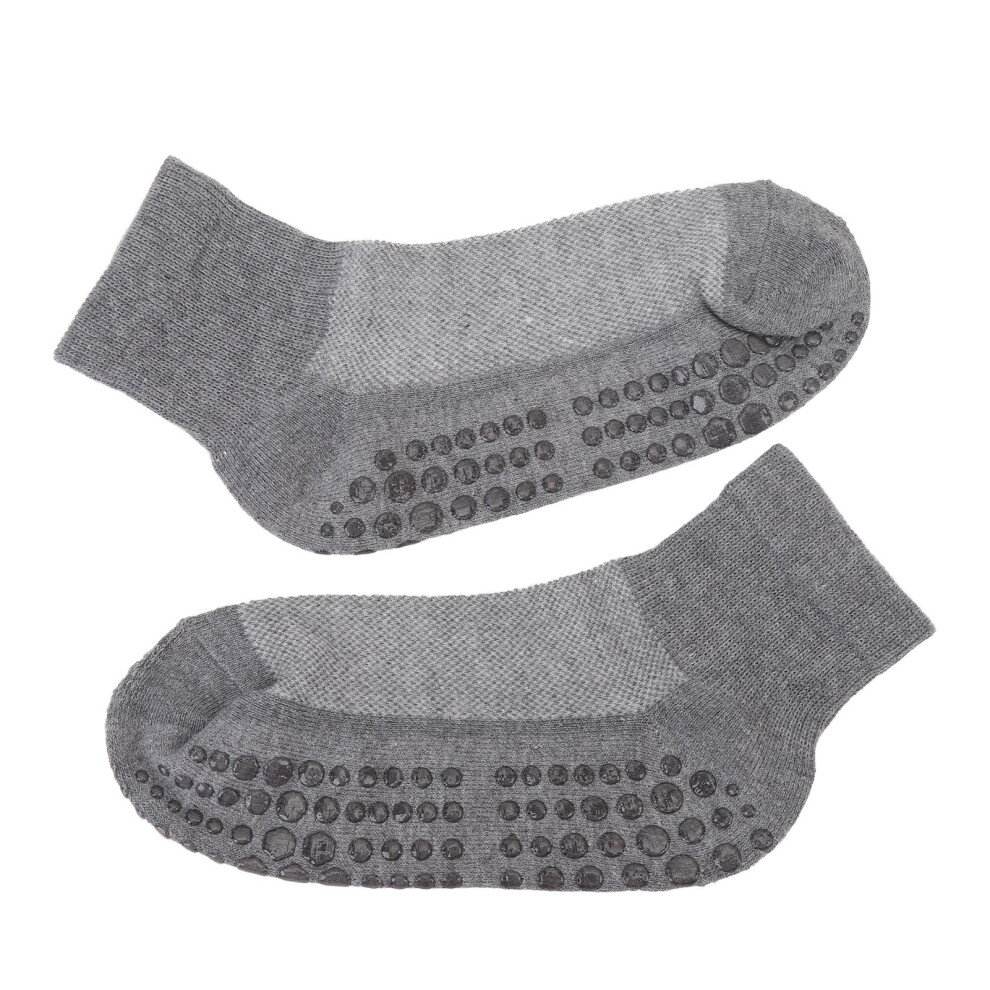 2 Paar breite Socken mit Noppen, atmungsaktiv,