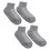 2 Paar breite Socken mit Grips S dunkelgrau 15