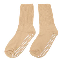 Superbreite Socken L/XL erdiges Gelb 9,4  11,8 Zoll