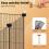 Small Animal Playpen Puppy Bunny Hamster Exercise 6