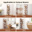 Levede 9-Tier Space-Saving Tree Bookshelf 8