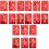 3Paquets Sachets Argent Rouges Chinois En Pour Inauguration 4