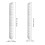 4Pièces Tubes Protecteurs Blancs Pour Écorce D'arbre Jardin 10