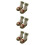 3Paires Anti- Doux Vert Cartoon 8