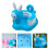 2Pièces Chaise Bébé Gonflable Pour Bain Sol Usage Polyvalent 9