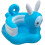 2Pièces Chaise Bébé Gonflable Pour Bain Sol Usage Polyvalent 1