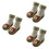 3Paires Anti- Doux Vert Cartoon 6
