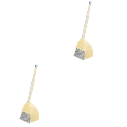 2Pièces Kit Jeux Enfants Balai Mini Accessoires Ménage 2