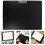 2Pièces Clipboard A3 Noir Plastique Solide Pour Usage Scolaire 2