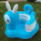 2Pièces Chaise Bébé Gonflable Pour Bain Sol Usage Polyvalent 10