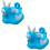 2Pièces Chaise Bébé Gonflable Pour Bain Sol Usage Polyvalent 6