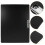 2Pièces Clipboard A3 Noir Plastique Solide Pour Usage Scolaire 4