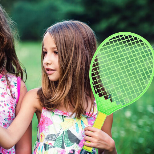 1Ensemble Jeu Badminton Enfants Raquettes Larges 2