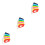 3Pièces Porte-Étiquettes Coloré Usage Décoratif 5