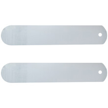8Pièces Accessoires Sublimation Aluminium Argenté Solide