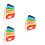 3Pièces Porte-Étiquettes Coloré Usage Décoratif 7