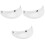 3Pièces Cache Visage Casque Pièce Protection Visibilité 5