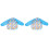 2Pièces Tablier Cuisine Enfant Polyester Réglable Coloré 4