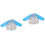 2Pièces Tablier Cuisine Enfant Polyester Réglable Coloré 6