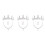 3Ensembles Parure Couronne Argentée Collier Boucles Fille 6
