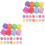 100Pcs Assorted Color Foam Building Blocks Educational Toy 5