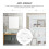 4Pièces Kits Fixation Blancs Pour Enfants 4