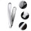 2Pcs Practical Wear-Resistant Clam Opener Silver Kitchen Supply Tool 9