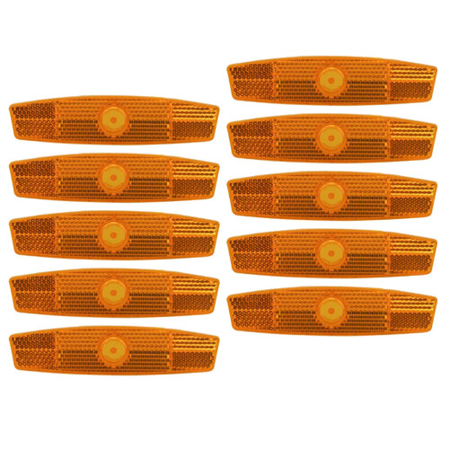 20Pièces Réflecteurs Roue Orange Vis Facile Installation 1