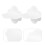 4Pièces Kits Fixation Blancs Pour Enfants 8