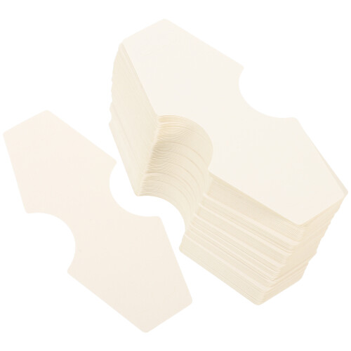 400Pièces Cartes Blanches Pour Présentation Boucles Bracelets