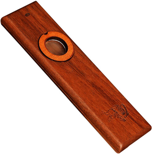 3Pièces Kazoo Musical En Bois Compact Pour Guitare Et Ukulélé Marron