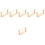 6Pièces Porte-Rubans En Bois Beige Solide Pour Usage 4
