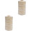 2Pièces En Jute Beige Biodégradable Pour Décoration Jardinage 2
