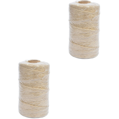 2Pièces En Jute Beige Biodégradable Pour Décoration Jardinage 1