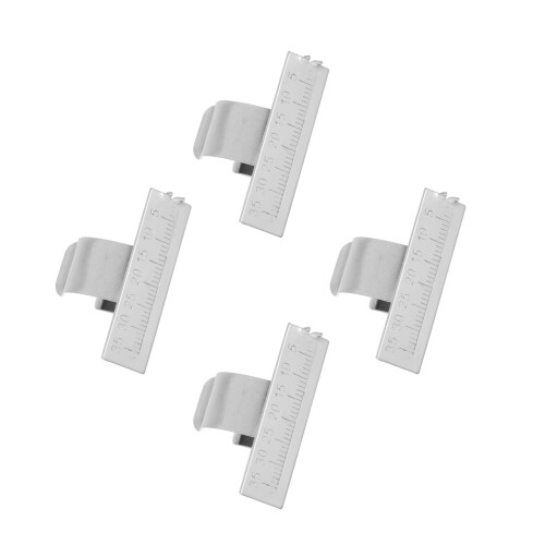 4Pièces Acier Inoxydable Durable 2