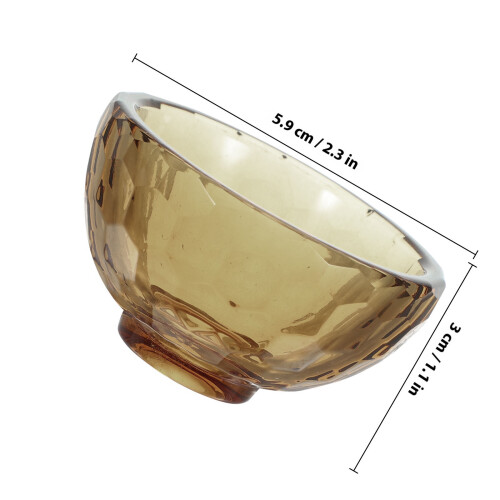 4Pièces Bols Cristal Synthétique Bols Multi-Usages Décor 1