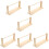 6Pièces Porte-Rubans En Bois Beige Solide Pour Usage 10