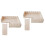 2Ensembles Rampe En Bois Khaki Pour Hamster Rongeurs 4