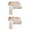 2Ensembles Rampe En Bois Khaki Pour Hamster Rongeurs 5