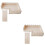 2Ensembles Rampe En Bois Khaki Pour Hamster Rongeurs 6