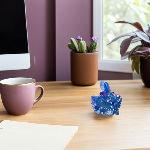 6Pièces Naturels Cluster Pour Décor Jardin 1