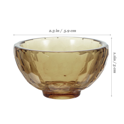 4Pièces Bols Cristal Synthétique Bols Multi-Usages Décor 2