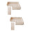 2Ensembles Rampe En Bois Khaki Pour Hamster Rongeurs 7